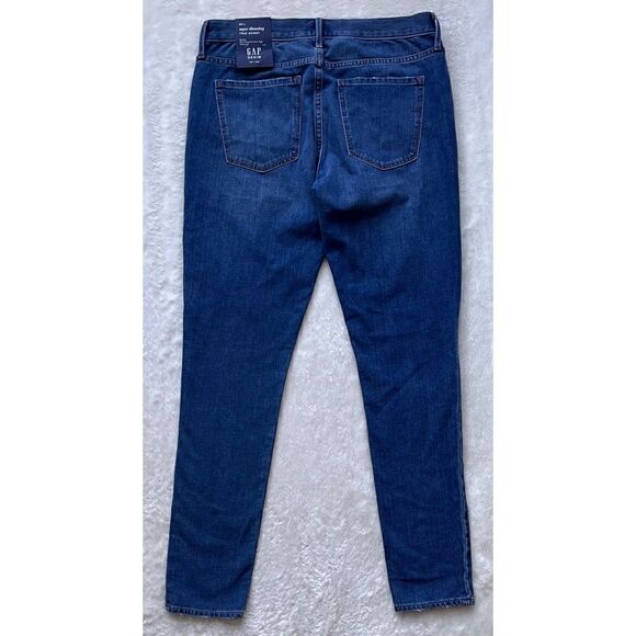 NWT GAP Mid Rise True Skinny Super Slimming Jeans, Size 30L - Picture 13 of 16